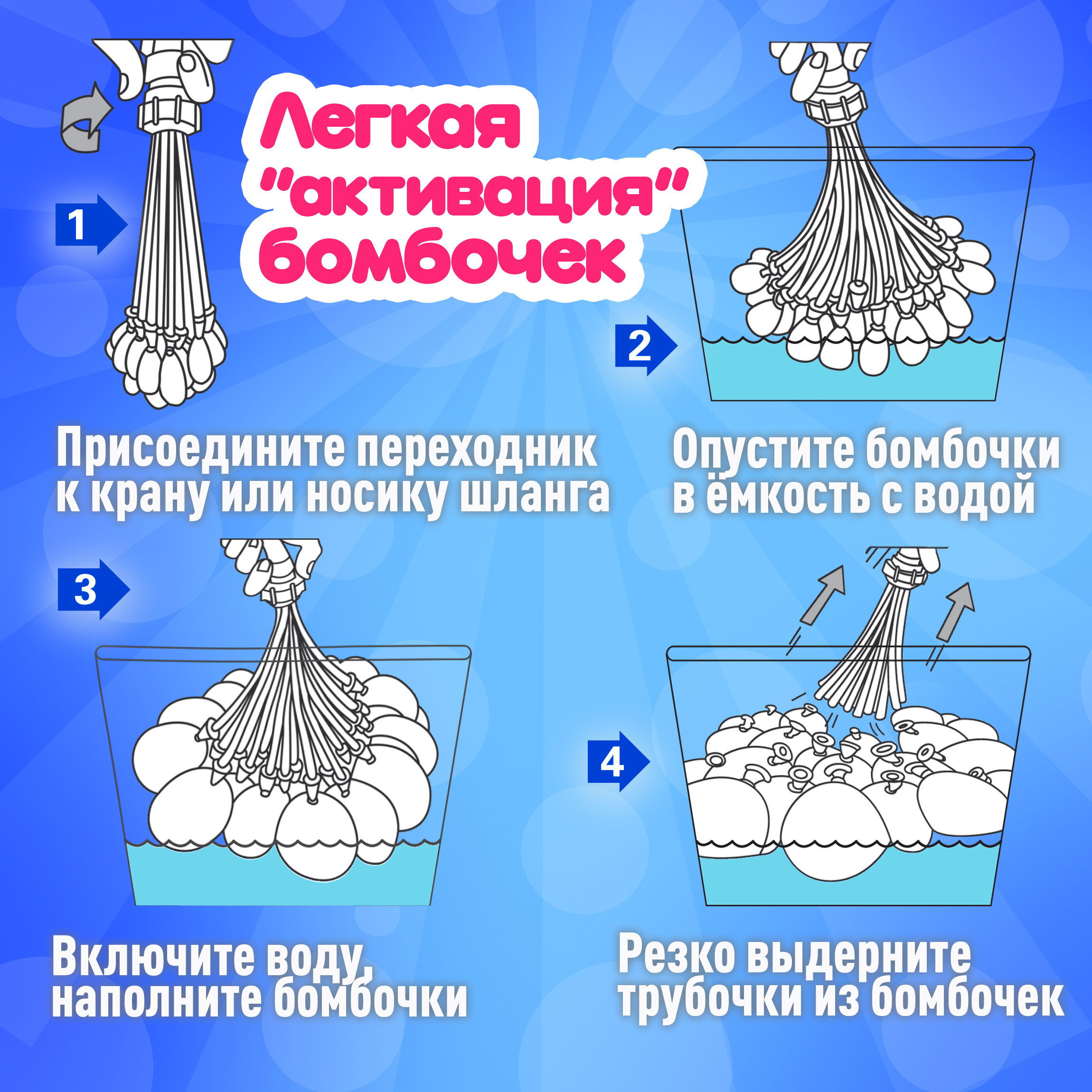 Набор водный 1TOY в ассортименте - фото 2