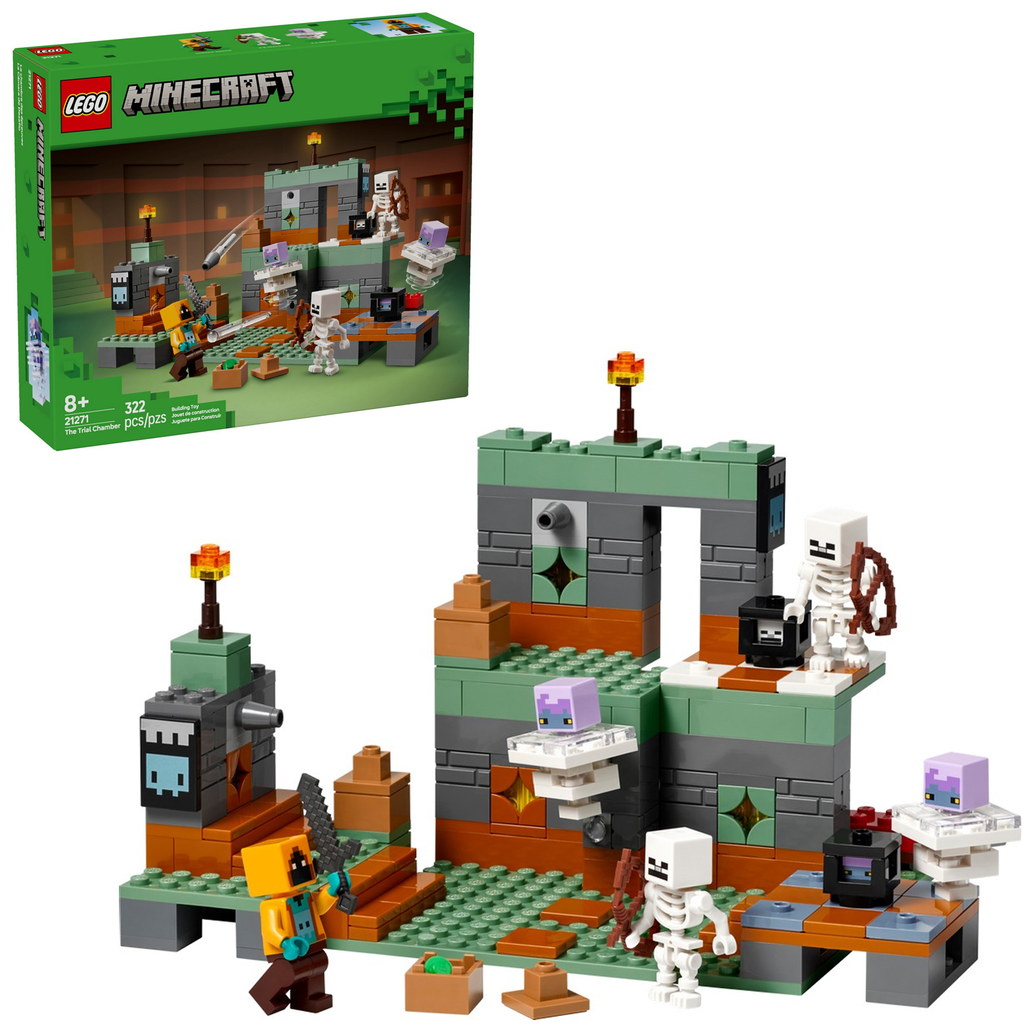 Конструктор LEGO Minecraft 322 дет. - фото 1
