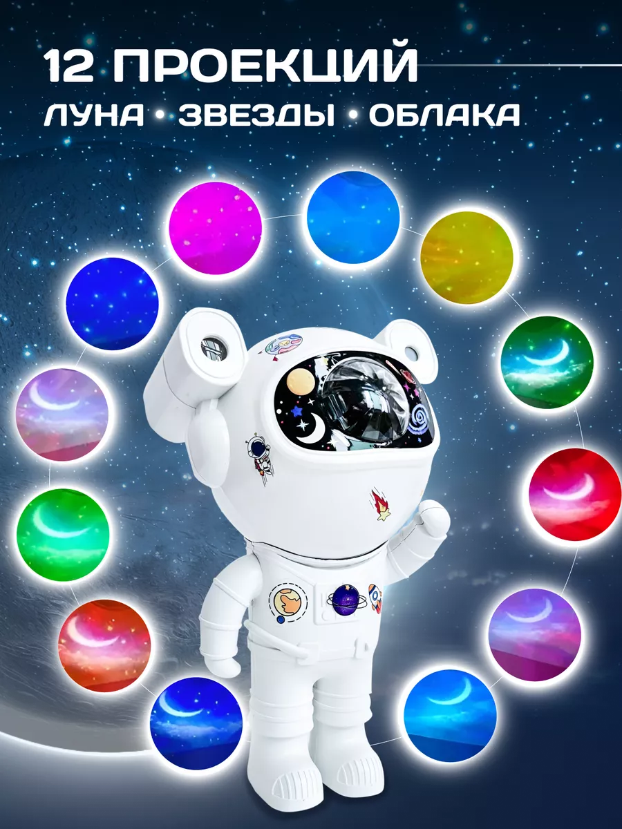 Игрушка ночник, проектор Хевель в ассортименте - фото 2