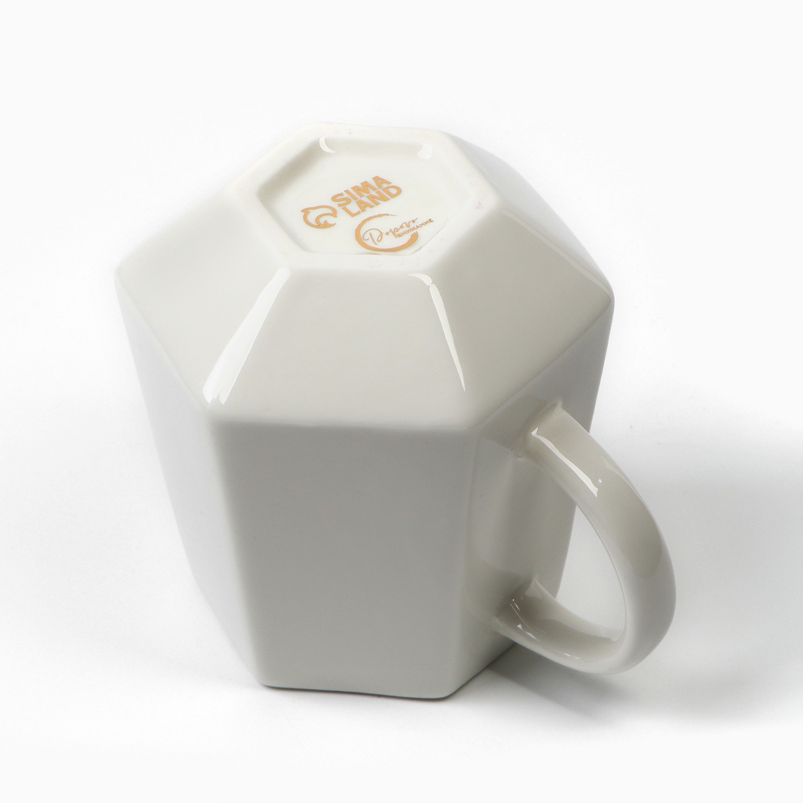 Кружка геометрия Дорого внимание Мечтай белая 300 мл - фото 4