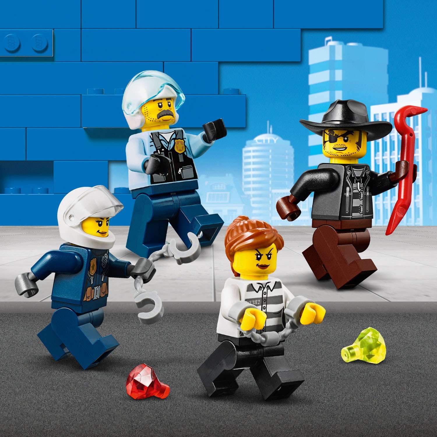 Конструктор LEGO City Police Погоня блочный - фото 15