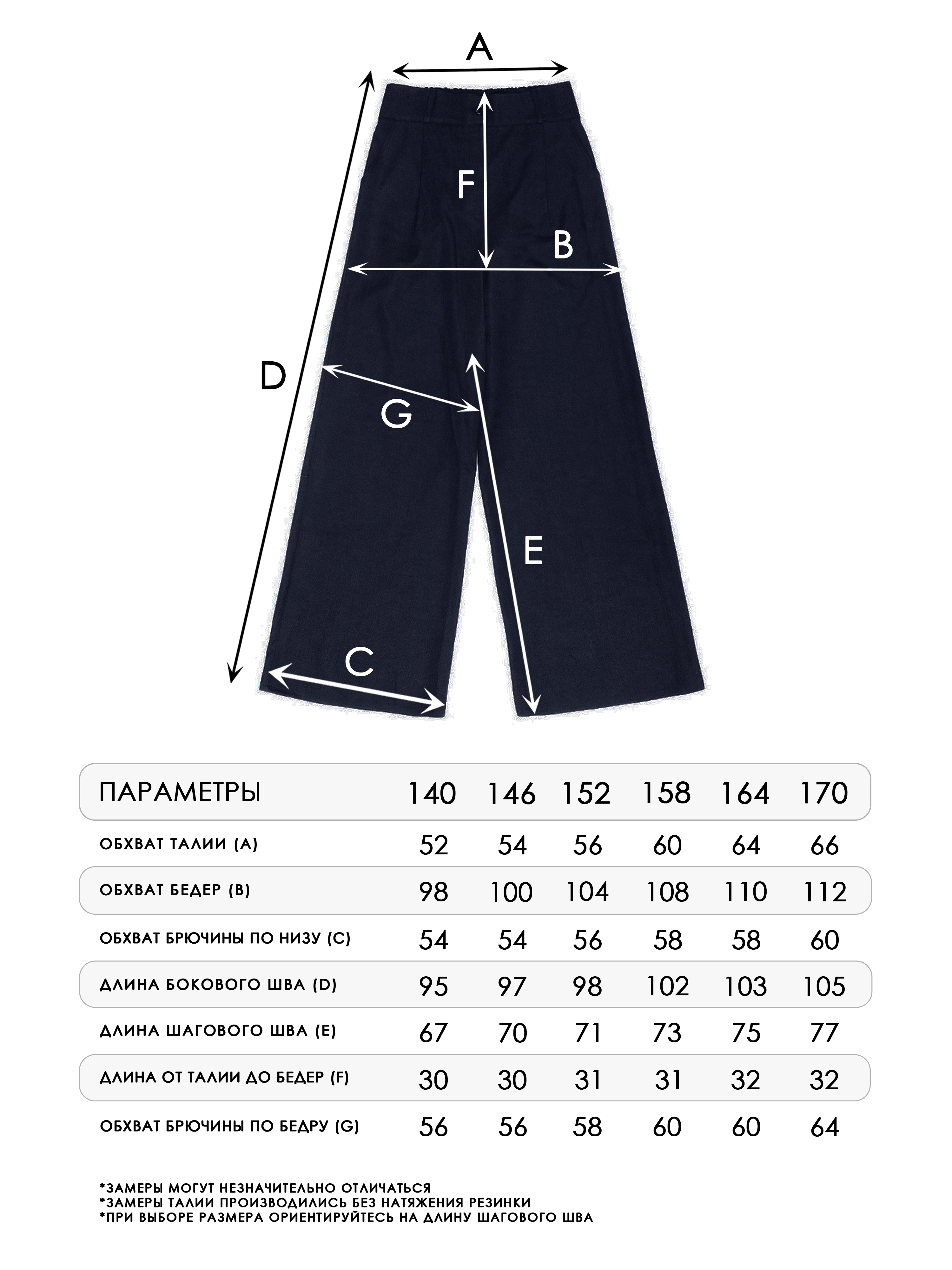 Брюки СИНЯЯ МОДА W501-G39 - фото 6