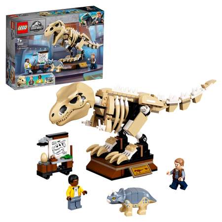 Конструктор LEGO Jurassic World Скелет Тираннозавр блочный