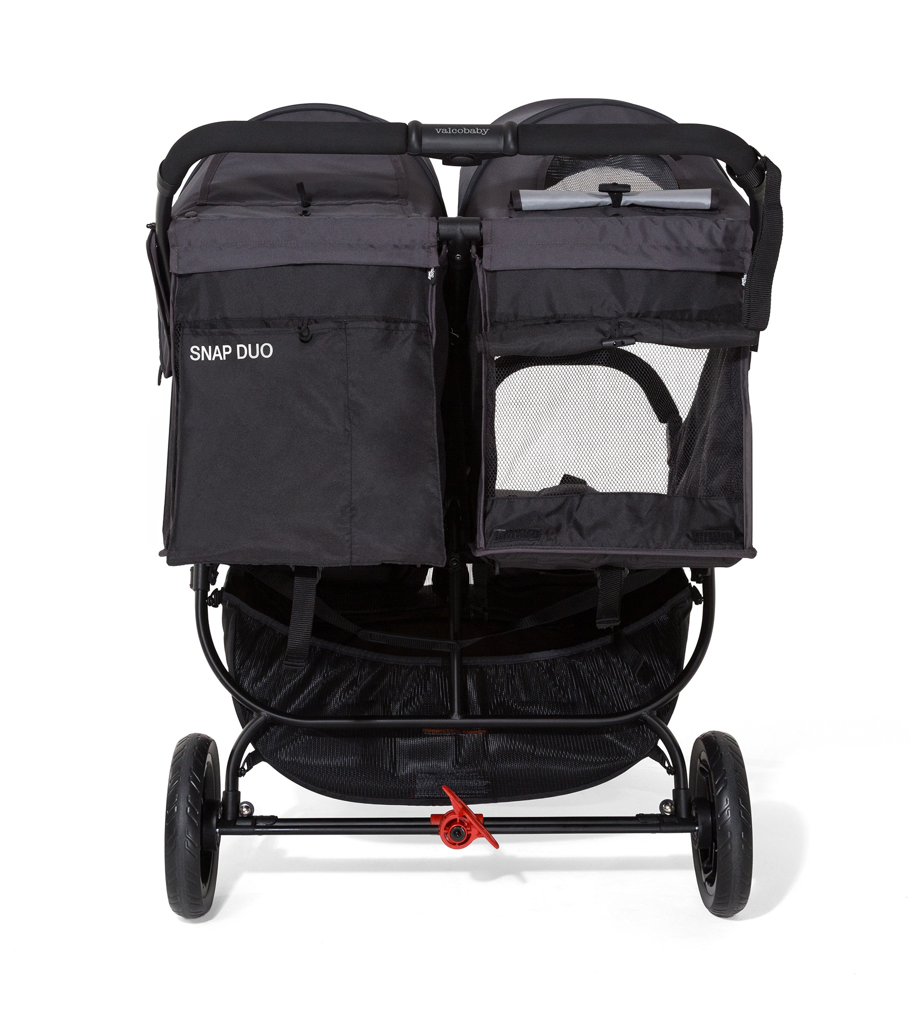 Коляска прогулочная для двойни Valco baby Snap Duo серый - фото 16