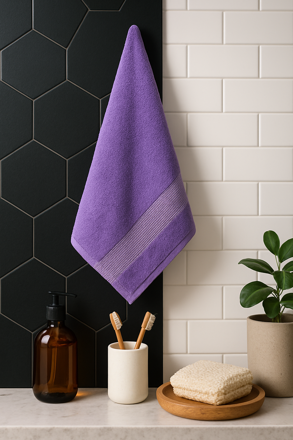 Полотенце Ночь Нежна Goldy 70 x 130 см 2 шт. - фото 2