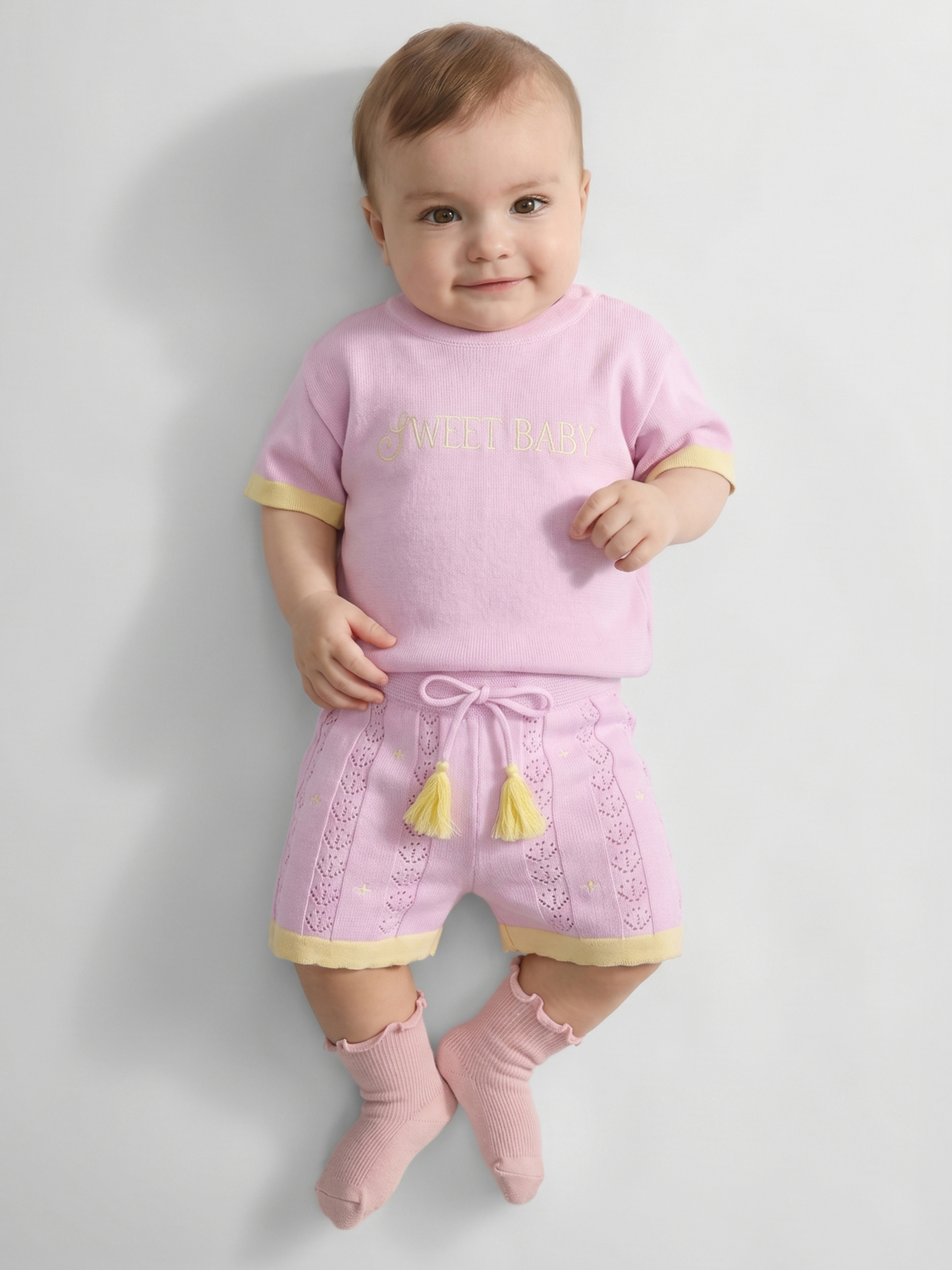 Изображение товара Комплект Happy Baby Футболка и Шорты Лето Малыши Изображение товара Комплект Happy Baby Футболка и Шорты Лето Малыши