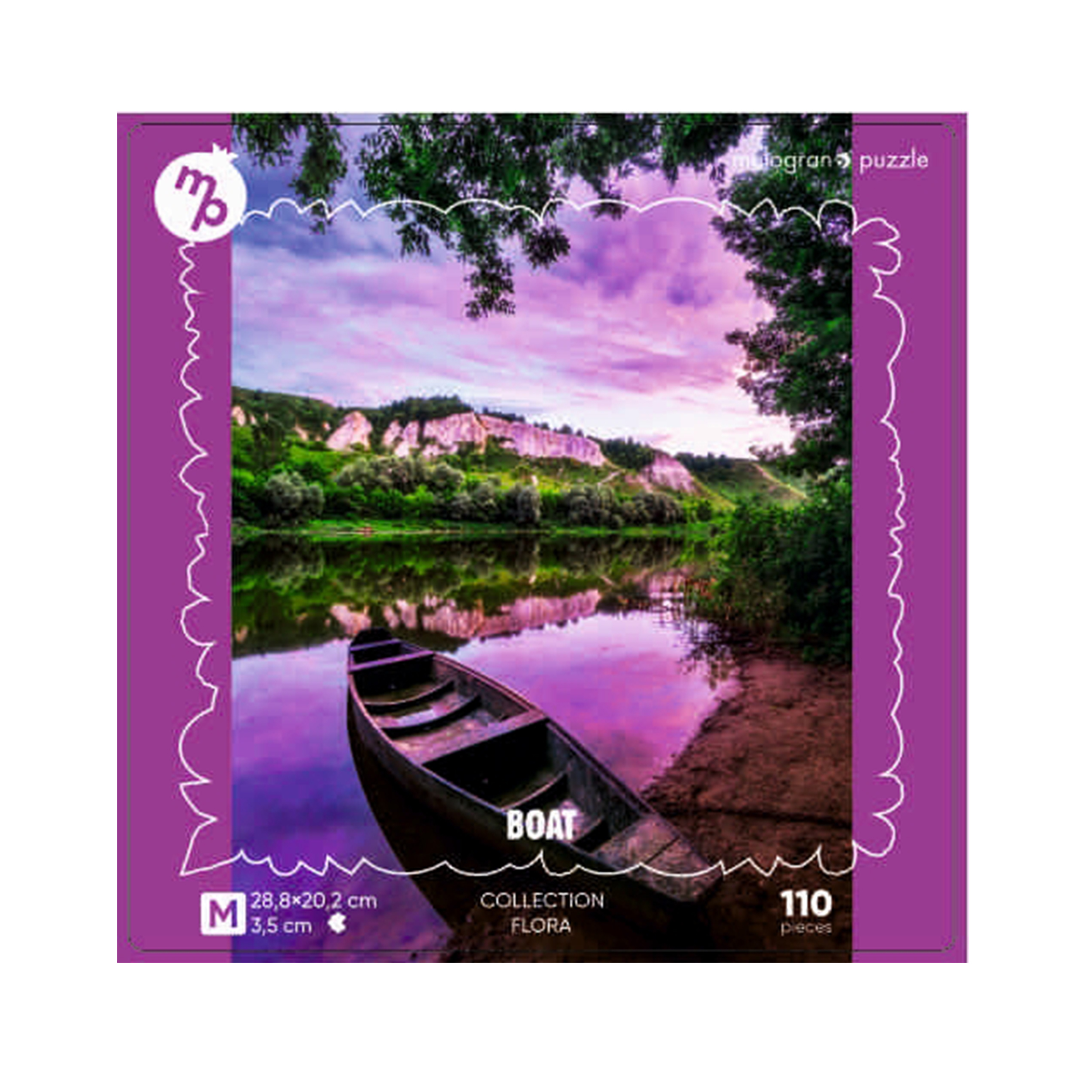 Пазл 1TOY Лодка на закате деревянный - фото 1