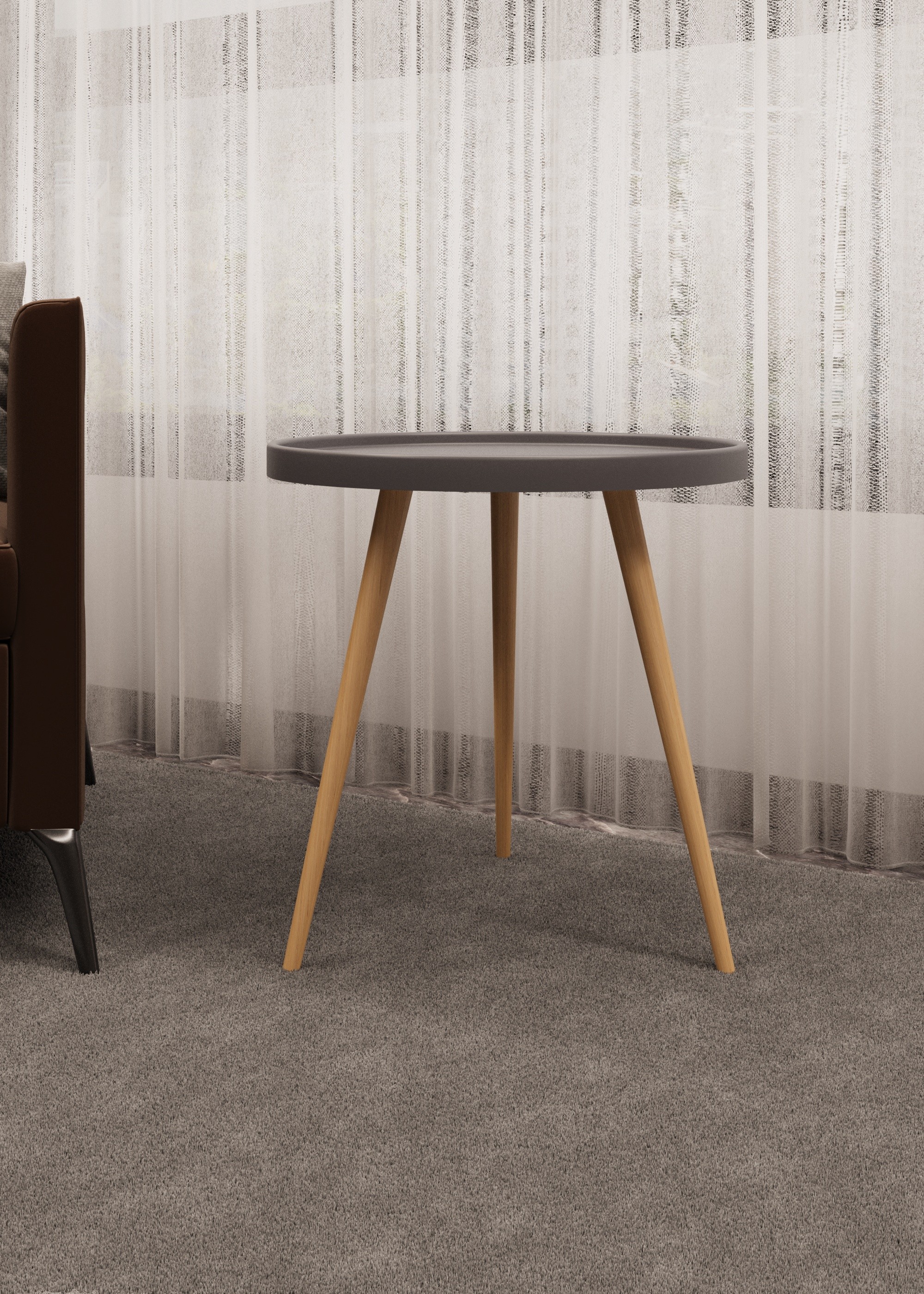 Стол журнальный SLINE Келли графит - фото 3