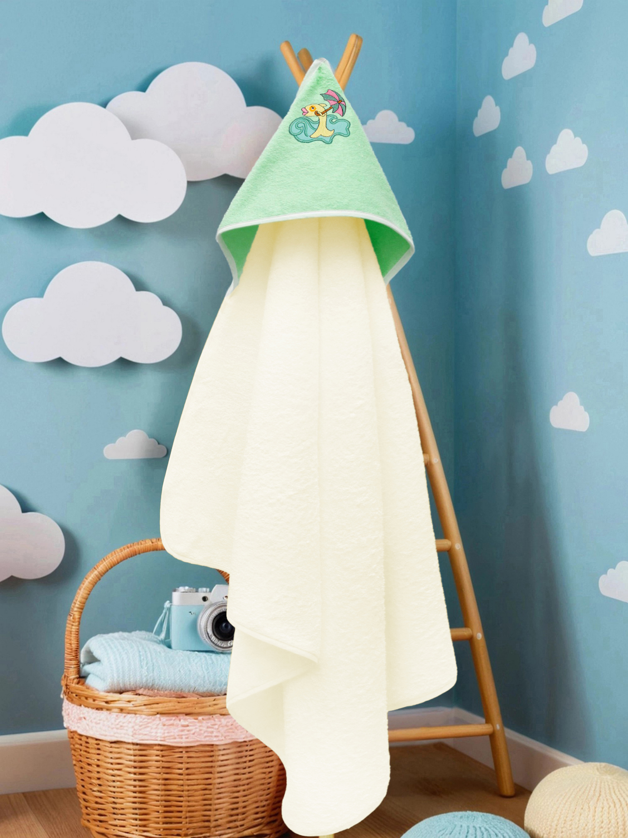 Полотенце уголок Wellness Малыш-00/53_Р 80 x 100 см 1 шт. - фото 1