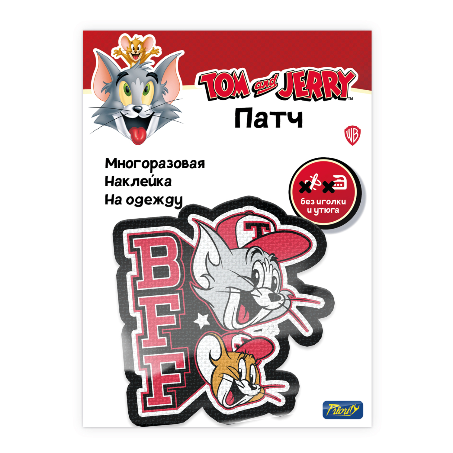 Наклейки PRIORITY Том и Джерри - фото 1