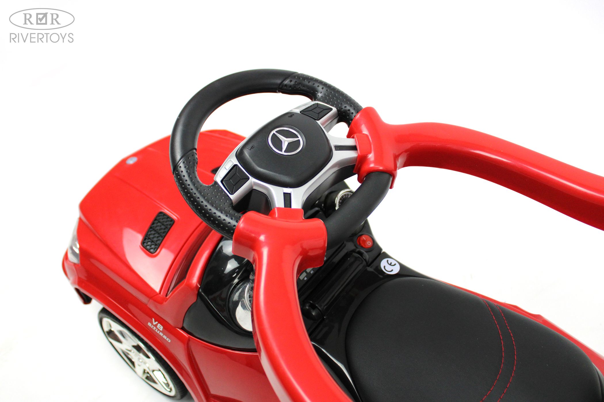 Электромобиль RIVERTOYS Mercedes A888AA-H-RED - фото 16