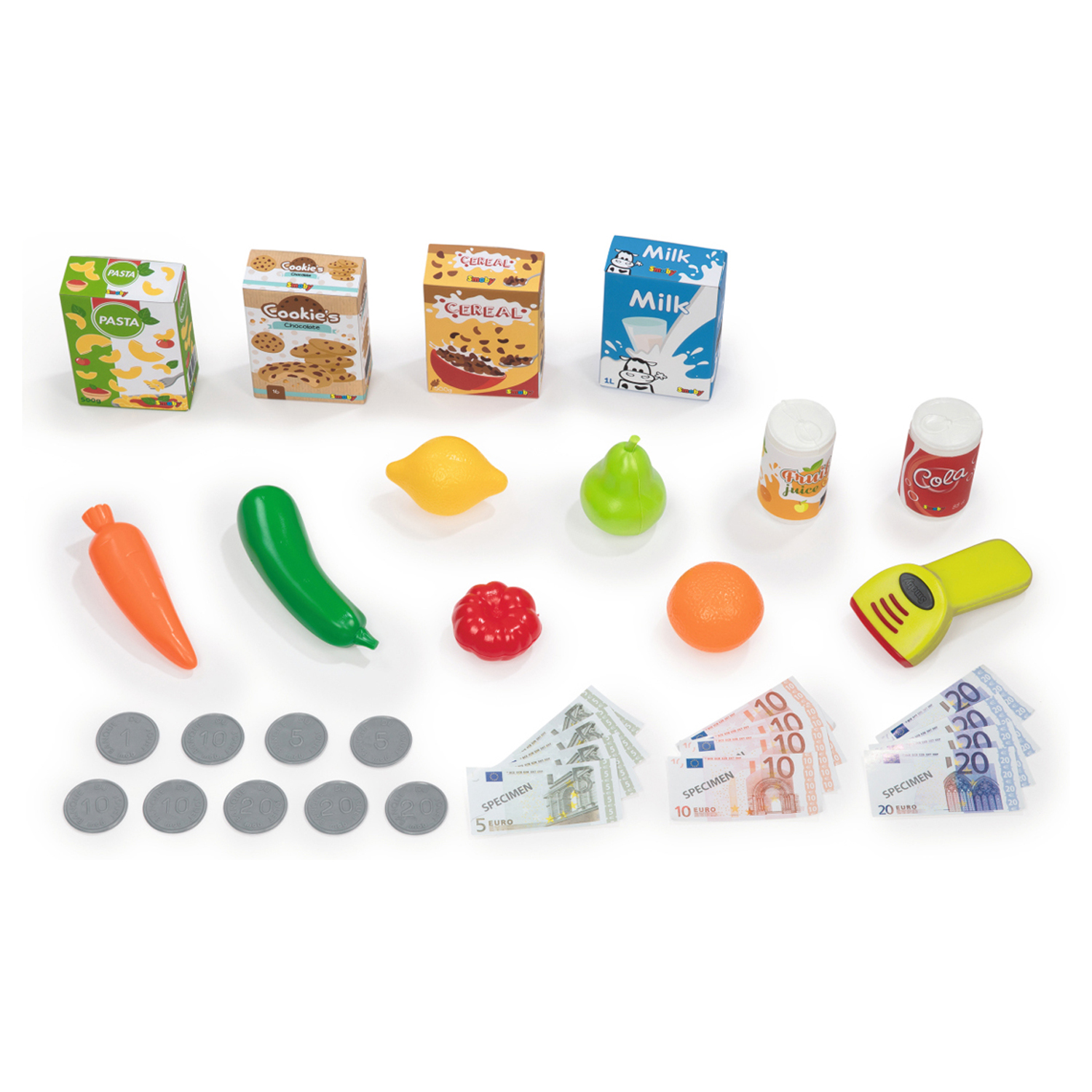 Игровой набор Smoby тележки и корзинки, касса, продукты - фото 2