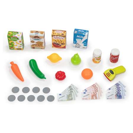 Игровой набор Smoby тележки и корзинки, касса, продукты