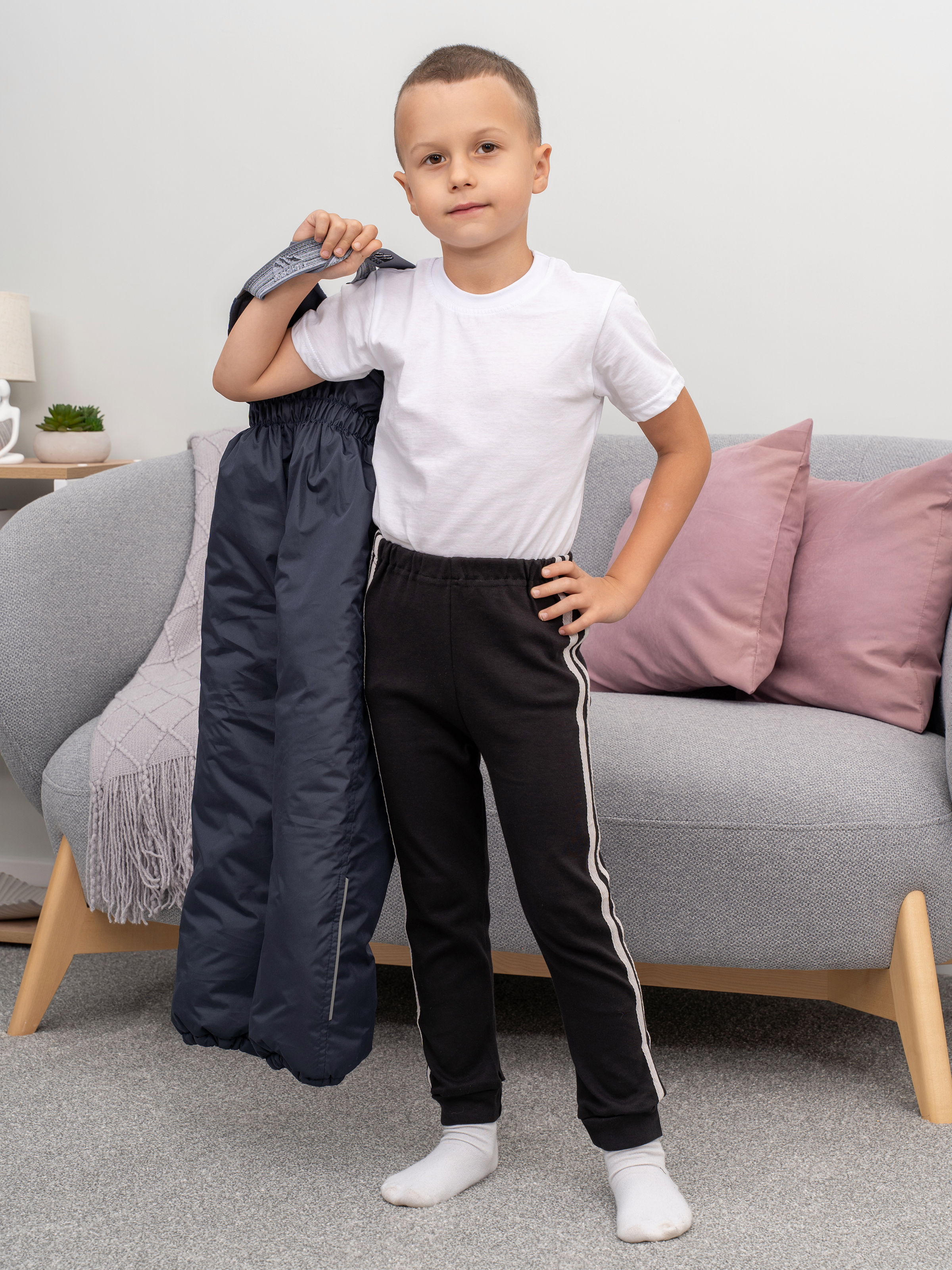 Брюки Утенок 432л черный - фото 1