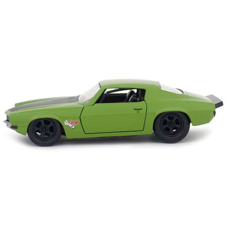 Автомобиль Fast and Furious Chevy Camaro-Free Rolling 1:32 зеленый