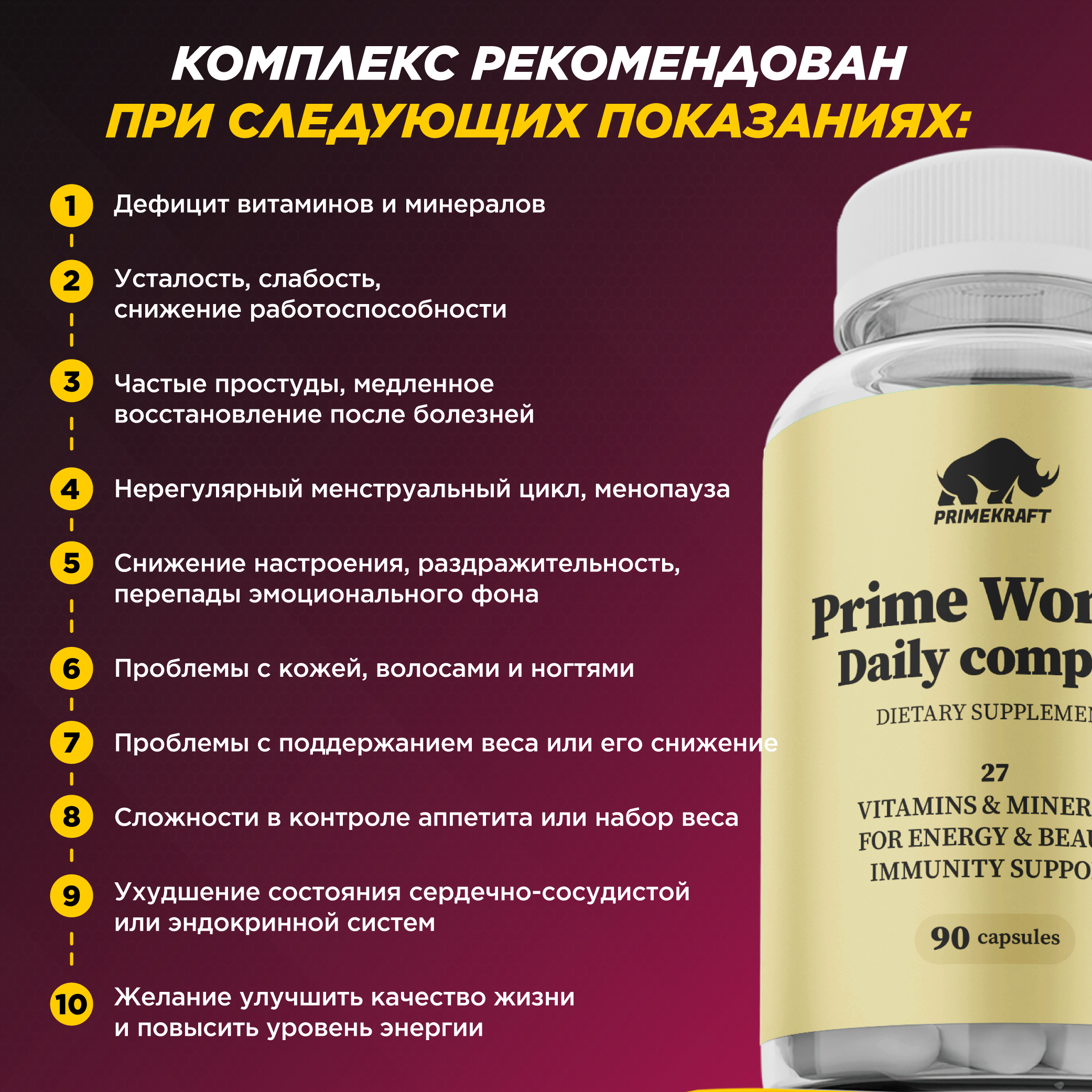 Витамины Prime Kraft 90 капсул - фото 8