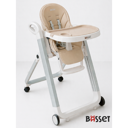 Стульчик для кормления BASSET B2 бежевый