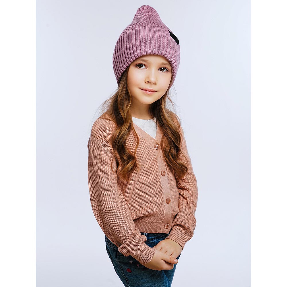 Шапка ПриКиндер G-Sp231329 Цвет: Пыльная роза - фото 2