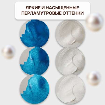 Краски акриловые ХОББИЛАБ 6 цв.