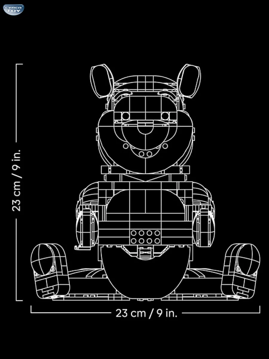 Конструктор CyberToy Винни-Пух 1399 дет. - фото 3