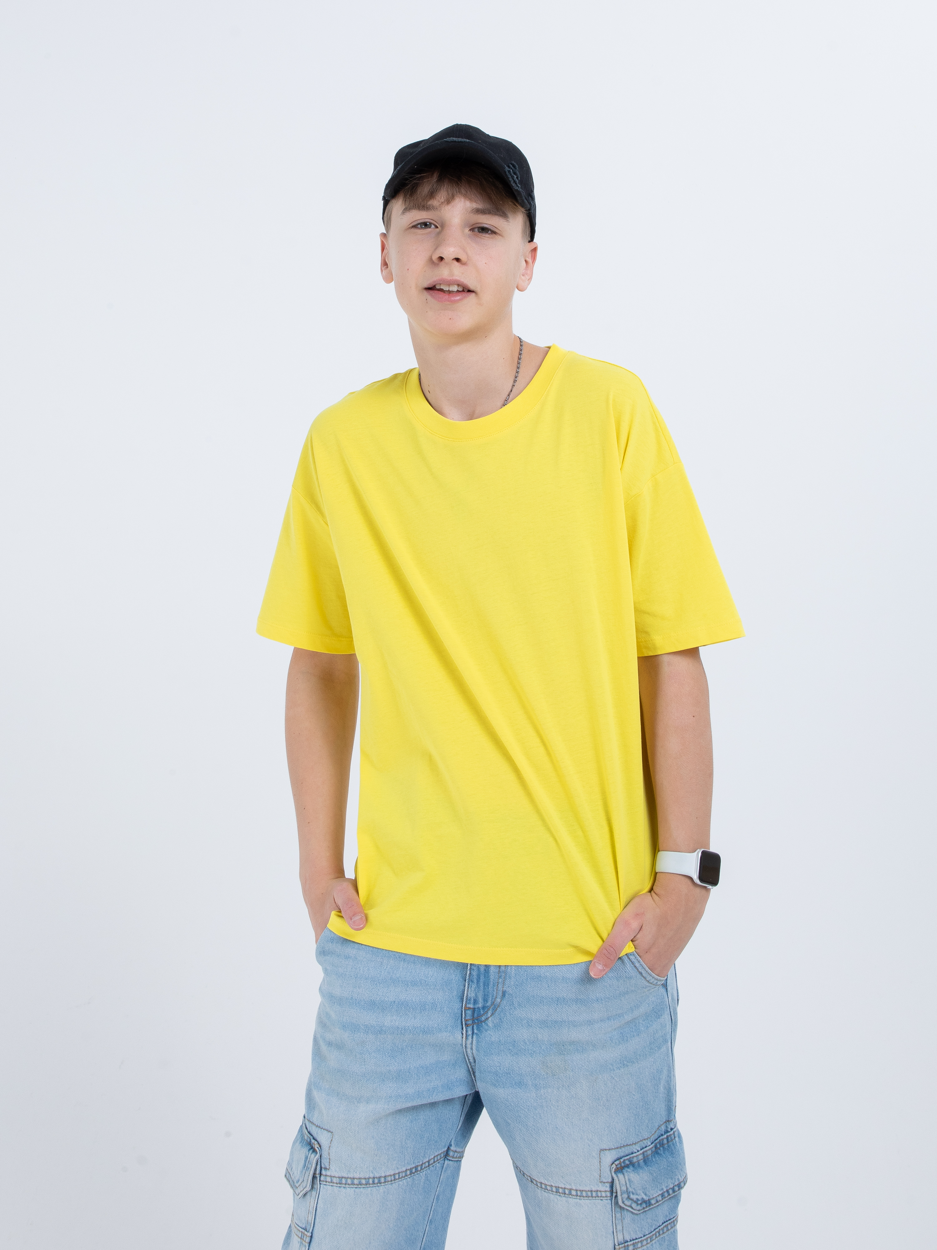 Футболка STELLA MODA 11601._светло-желтый - фото 17