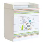 Комод Polini kids Simple 1580 Панды Белый