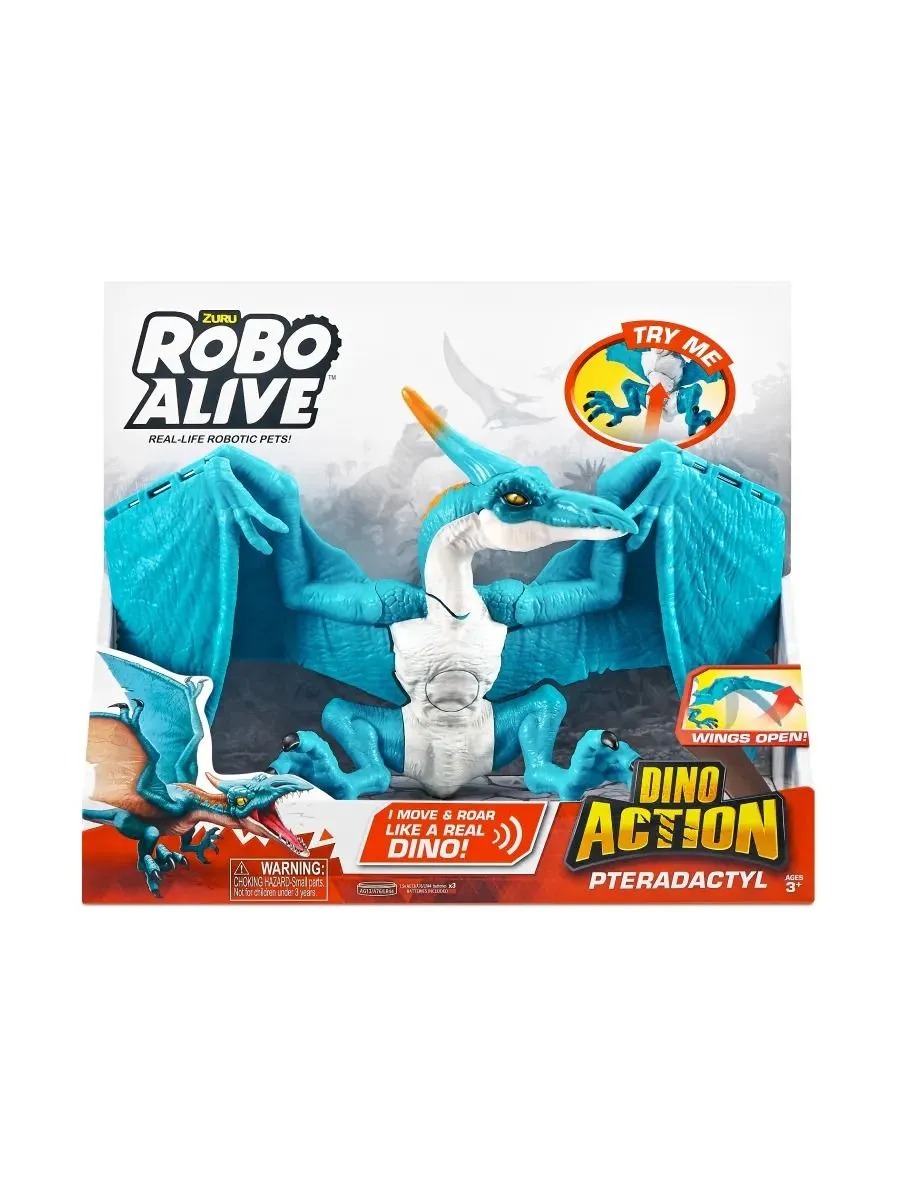 Фигурка Zuru ROBO ALIVE 7173 динозавр Птеродактиль - фото 5