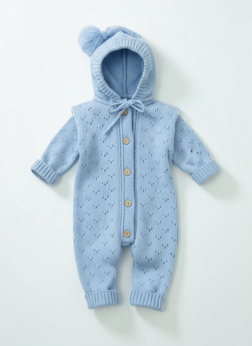 Комбинезон Совенок Дона В77-4210/3-Голубой - фото 2