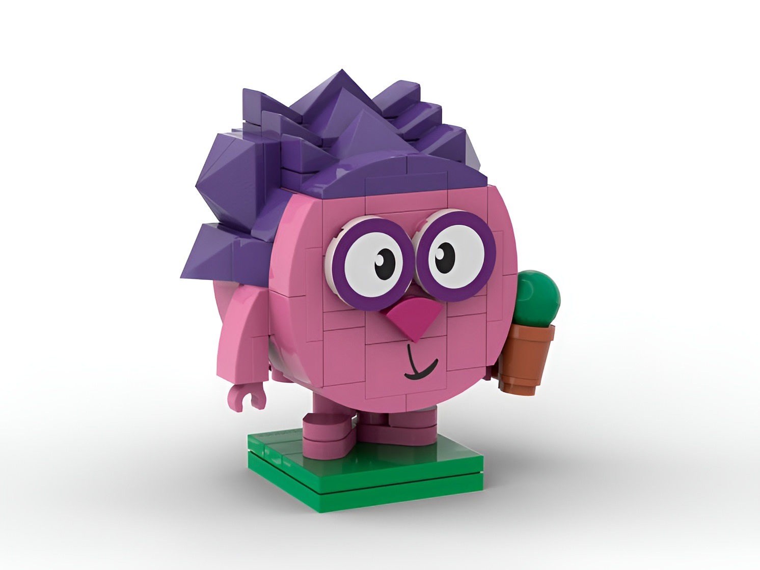 Конструктор brick labs Ежик Смешарики 111 дет. - фото 3