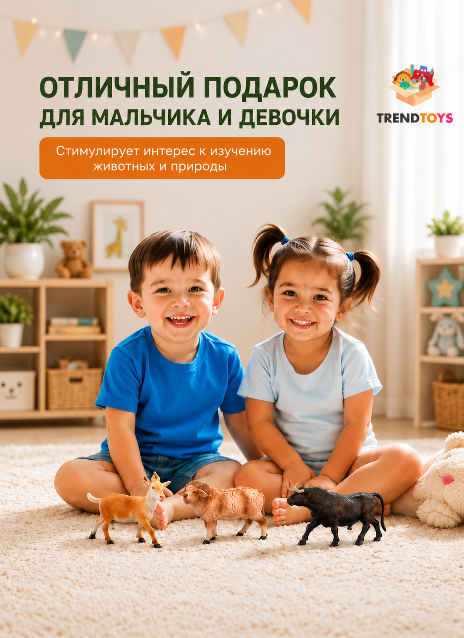 Игровой набор TrendToys Маленький набор животных - фото 6