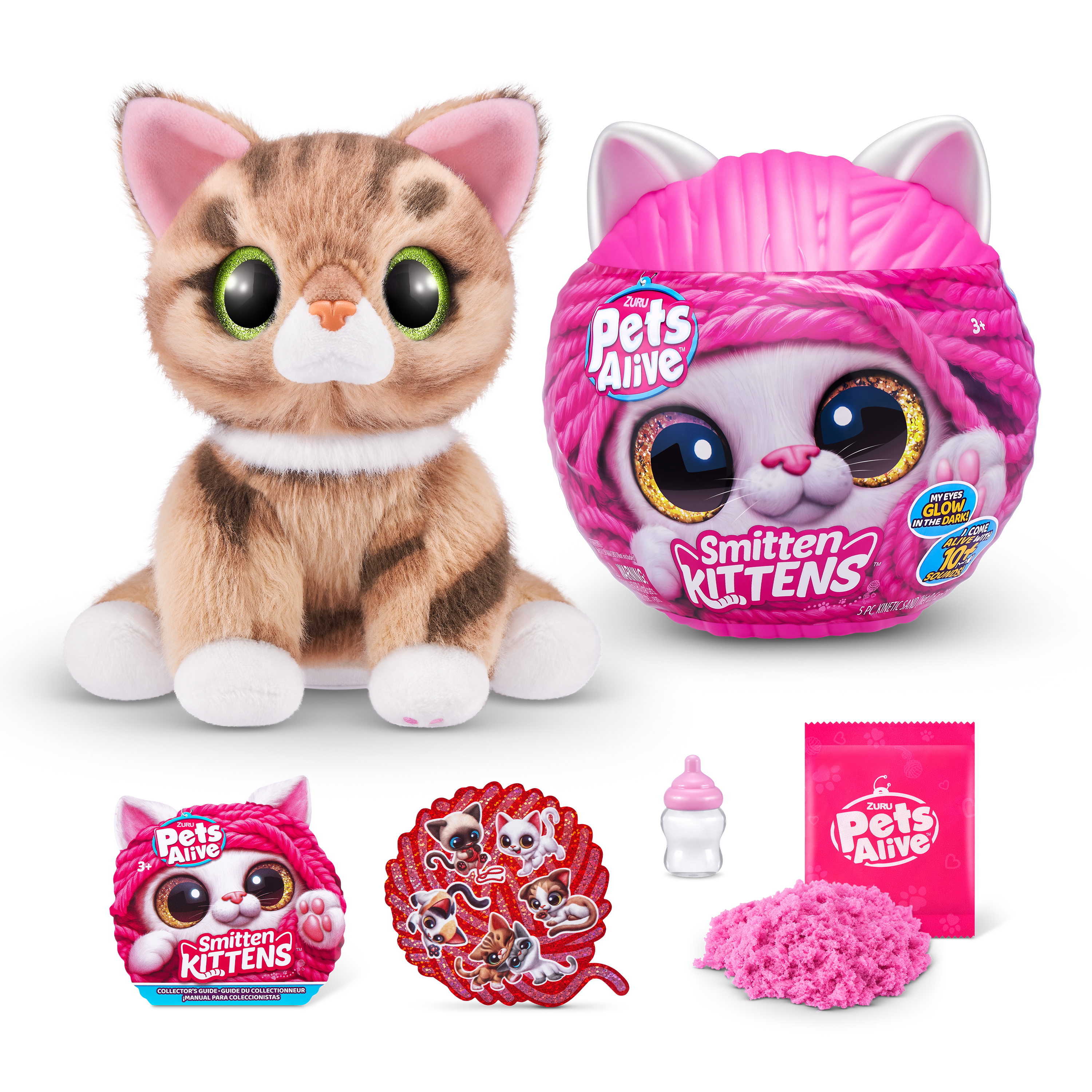Интерактивная игрушка Zuru Pets Alive 9541 Smitten Kittens ласковый котенок - сюрприз - фото 18
