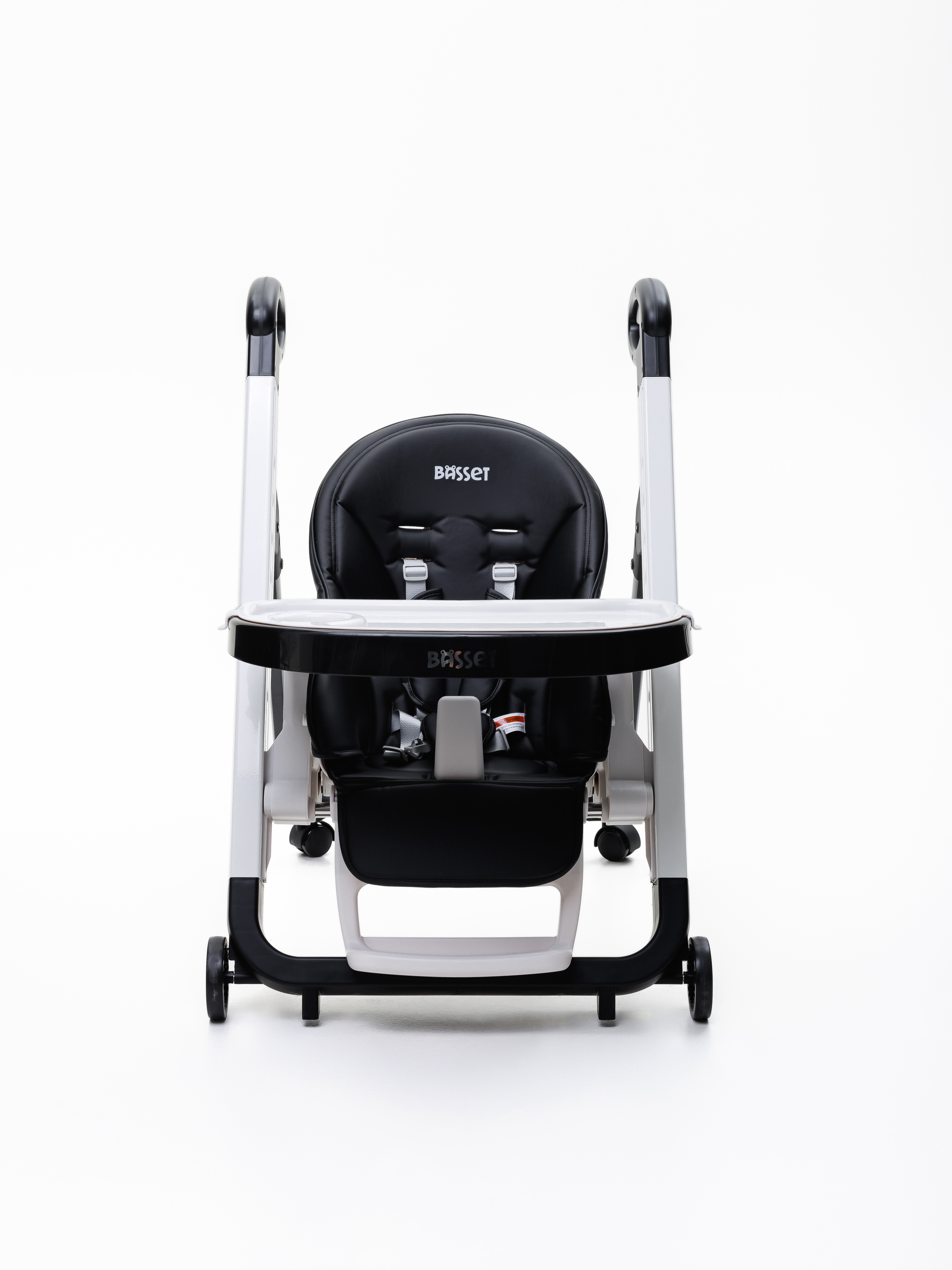 Стульчик для кормления BASSET B2 черный - фото 19