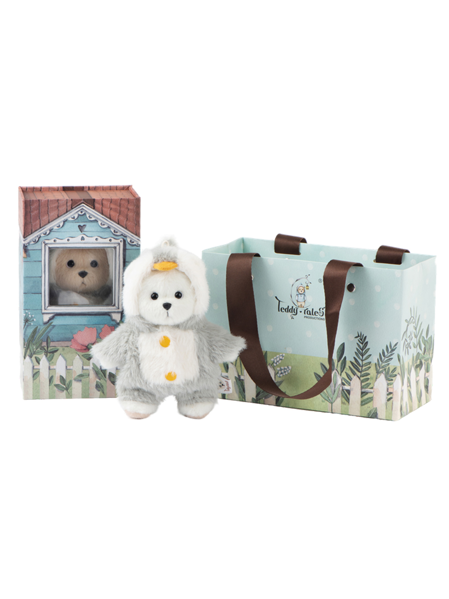 Мягкая игрушка TeddyTales Медведь Пингвин брелок - фото 14