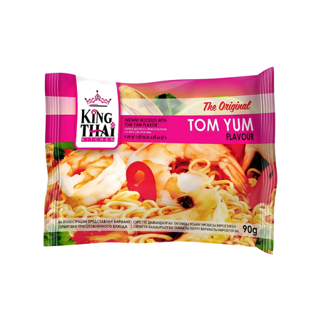 Лапша быстрого приготовления King Thai kitchen со вкусом том ям 90г
