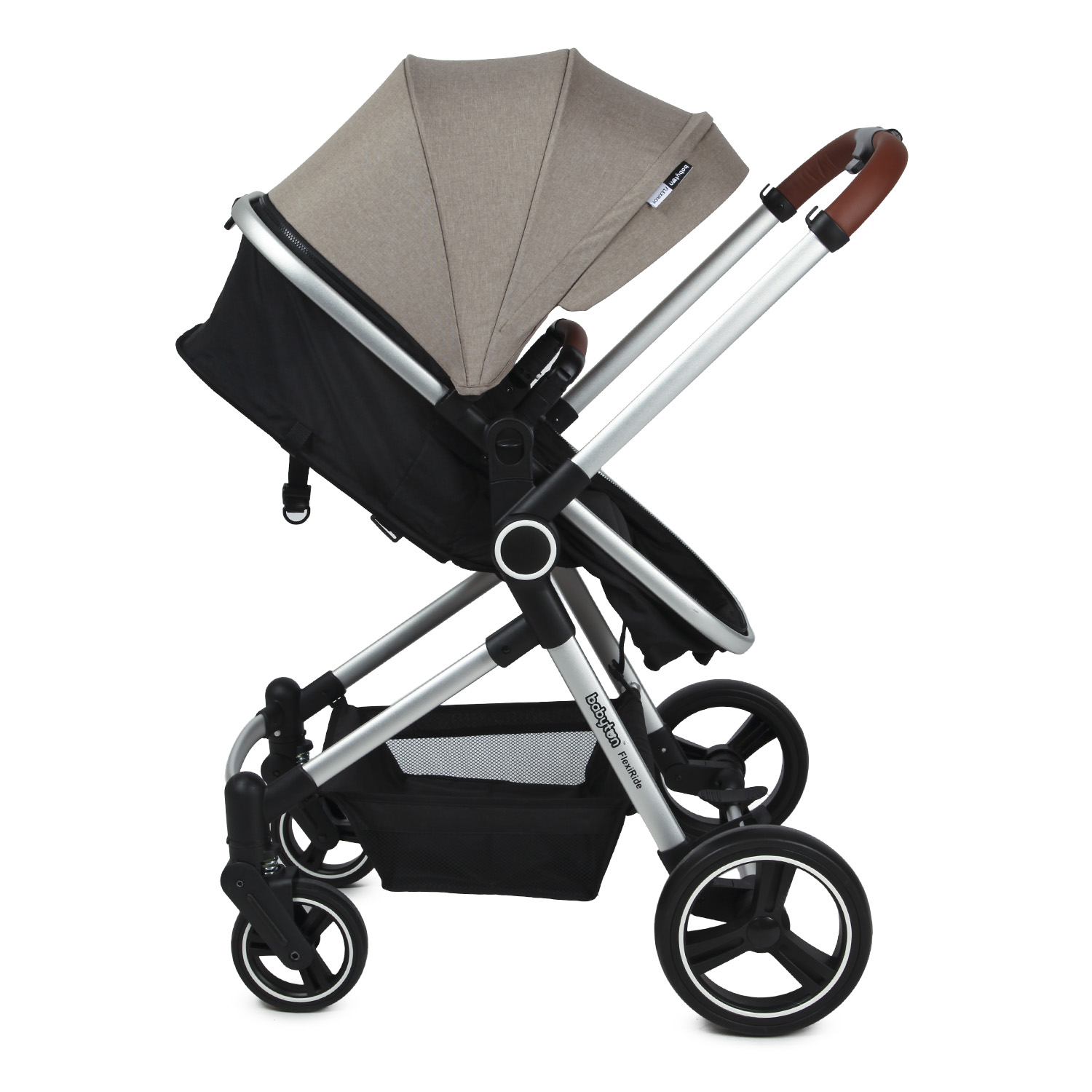 Коляска 3в1 Babyton Flexi Ride Black-Beige - фото 25