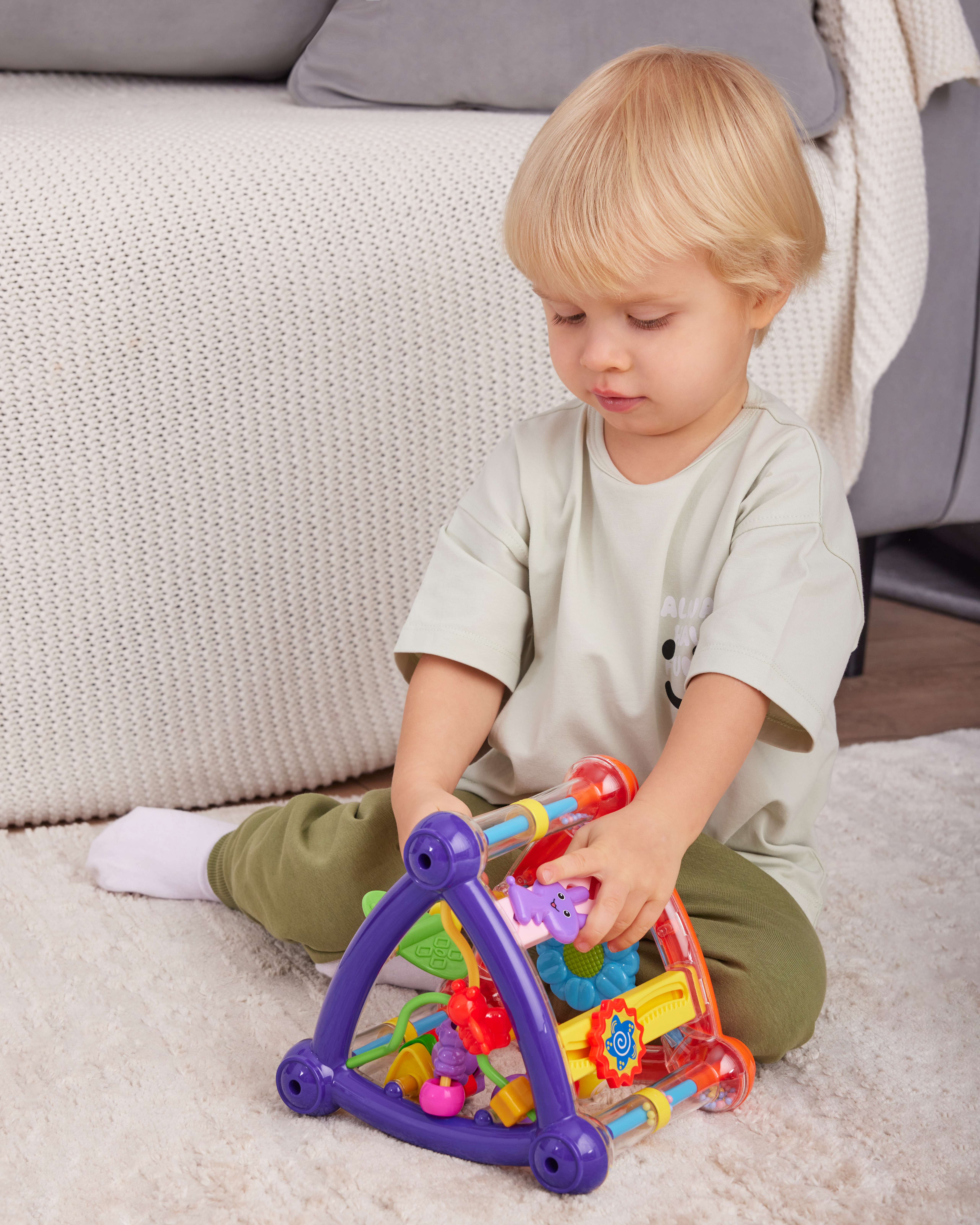 Игрушка BabyGo развивающий центр Треугольник - фото 2