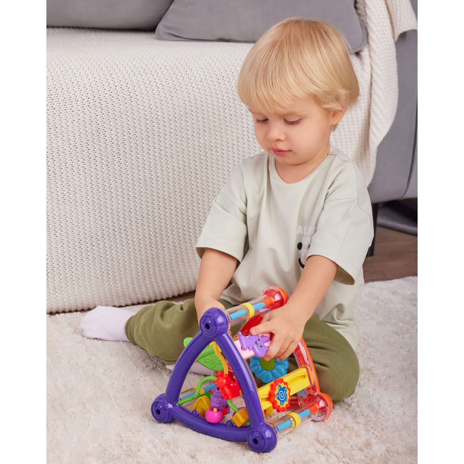 Игрушка BabyGo развивающий центр Треугольник - фото 2