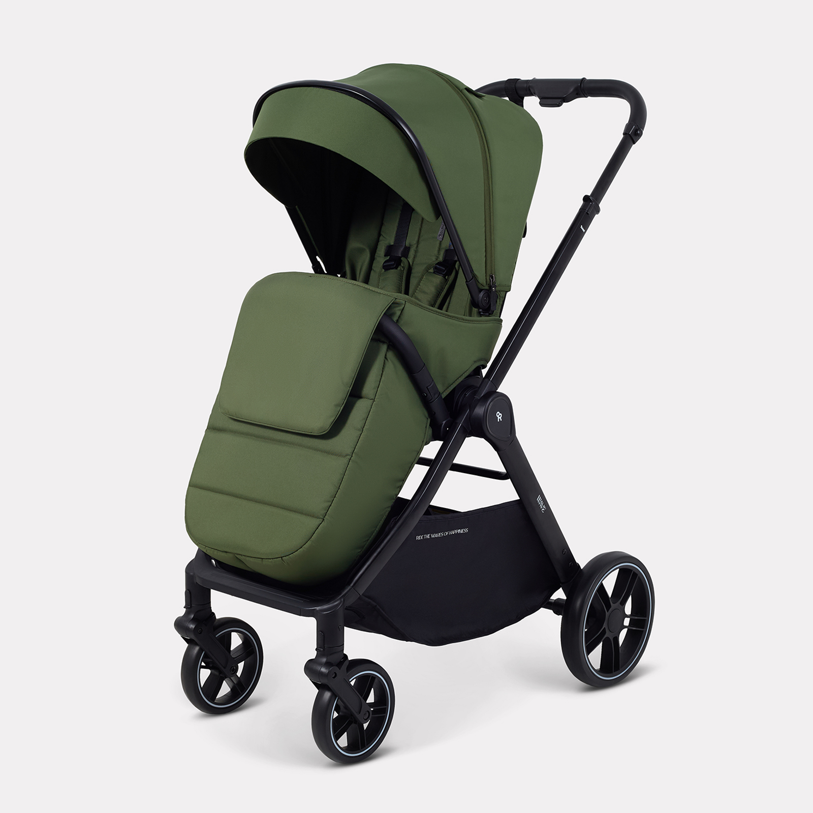 Коляска прогулочная Rant Basic Wave зеленый - фото 8