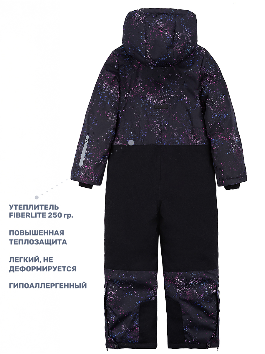 Комбинезон NIKASTYLE 8з5624 черный/фуксия - фото 6