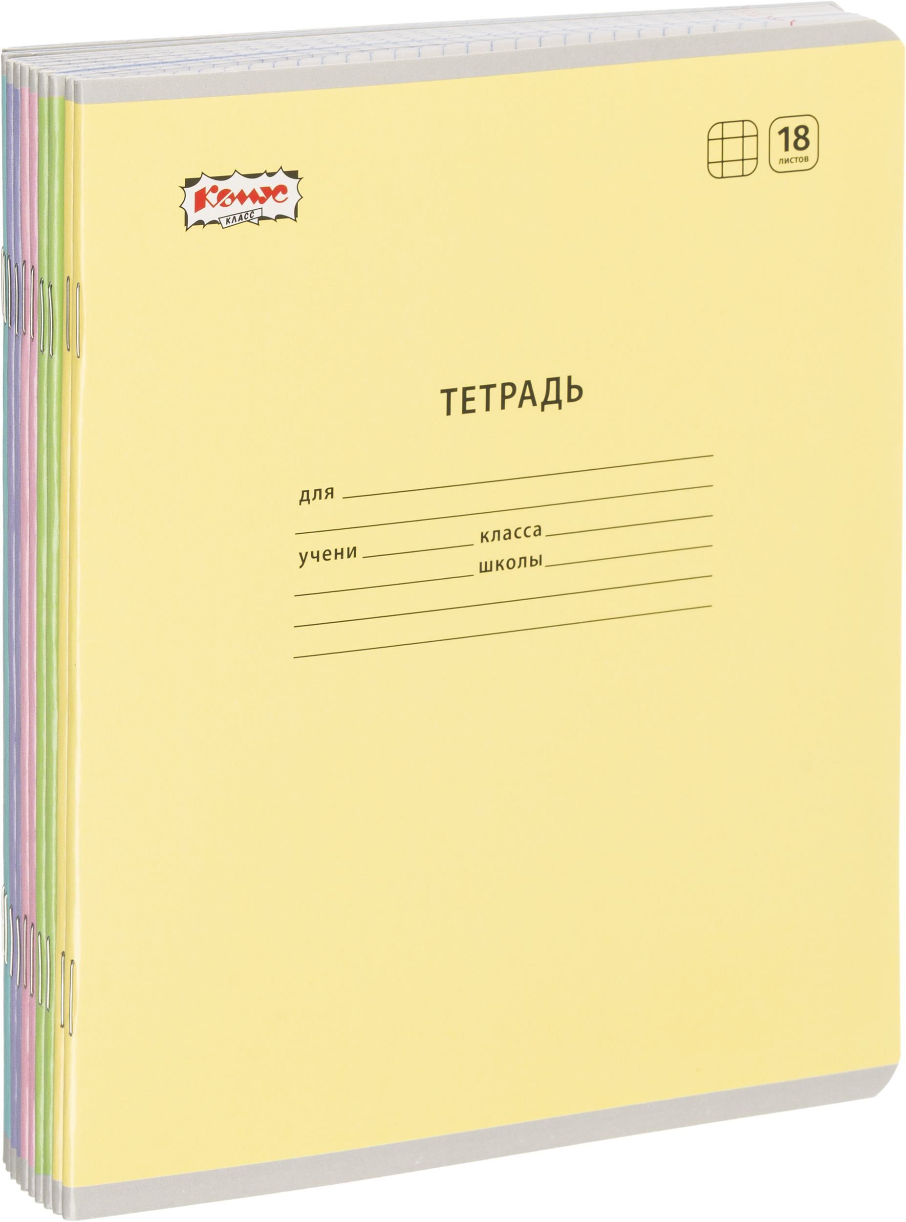 Тетрадь Комус клетка - фото 8