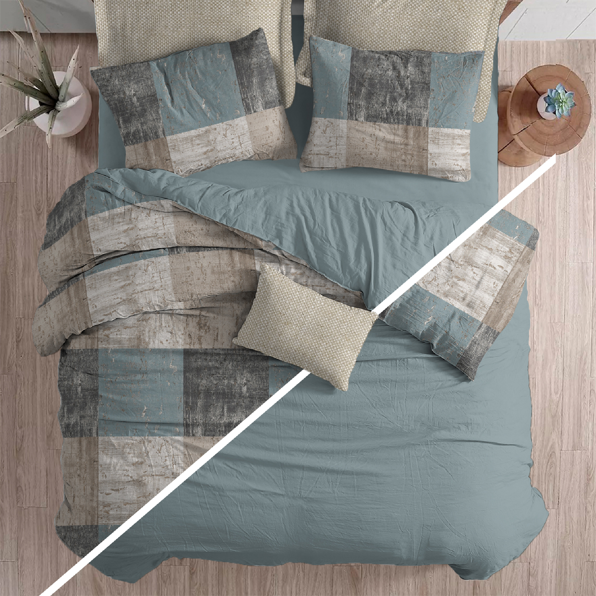 Комплект постельного белья BRAVO Честер полутораспальный 4 предм. - фото 11