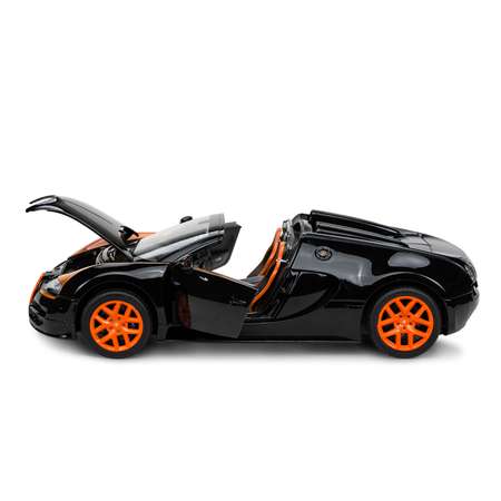 Автомобиль Rastar Bugatti 1:18 черный