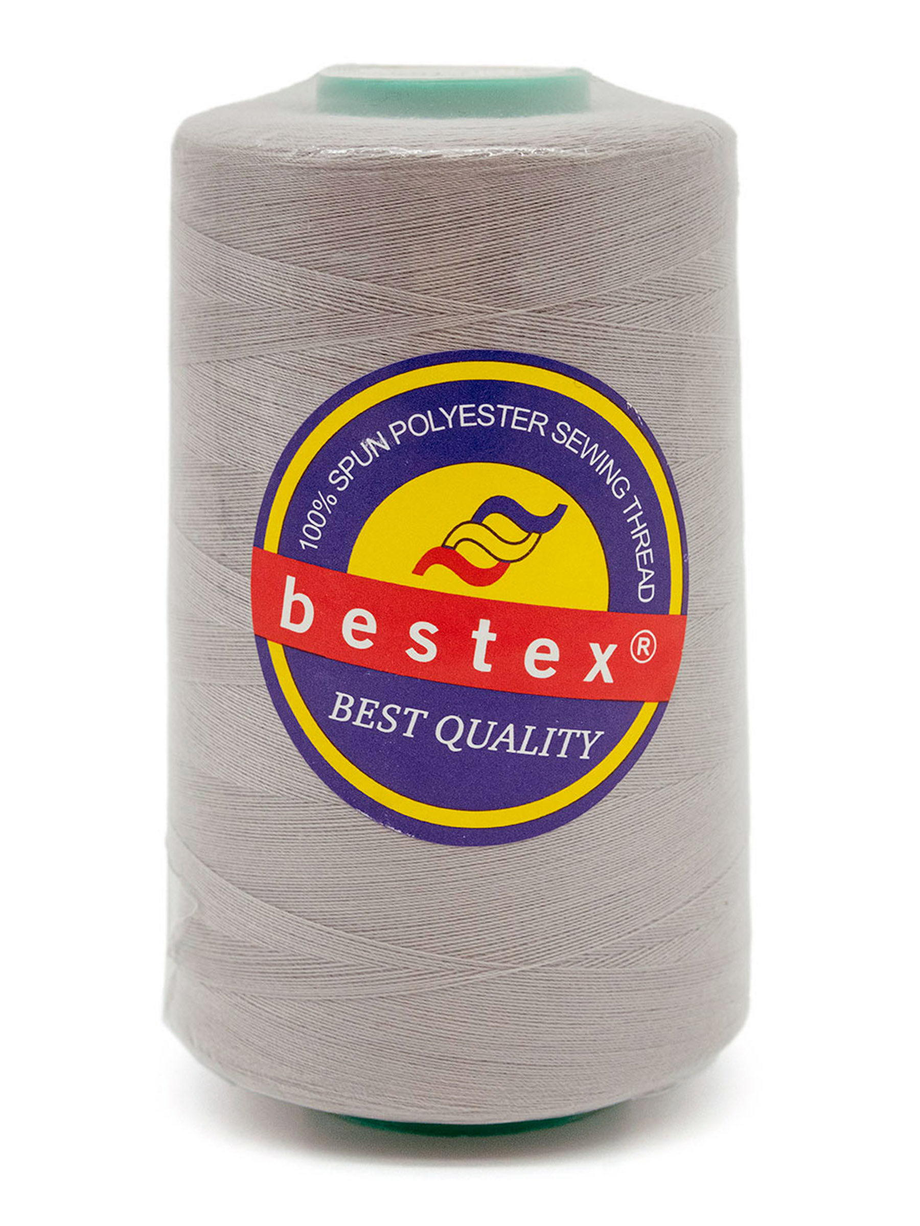 Нитки Bestex 40/2 5000 ярд 1шт 265 серо-пепельный - фото 10