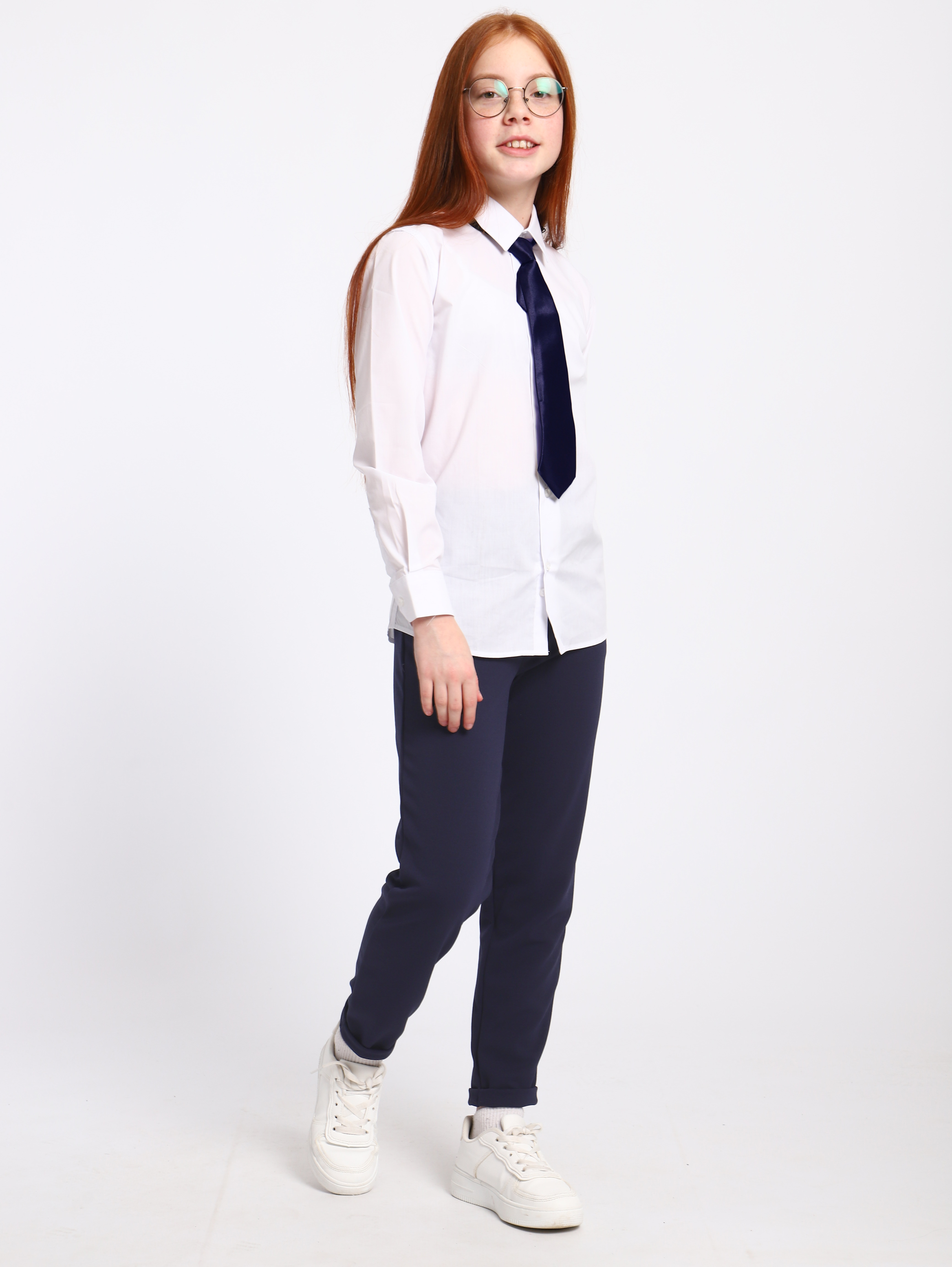 Брюки ЛАДОШКИ Брюки Мира синий - фото 4