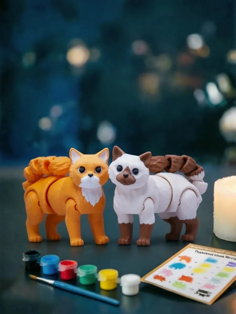 Набор для творчества SmartSelect 3D Белая кошка 20 см - фото 9