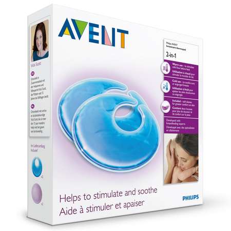 Термонакладки на грудь Philips Avent 2в1 многофункциональные 4шт SCF258/02