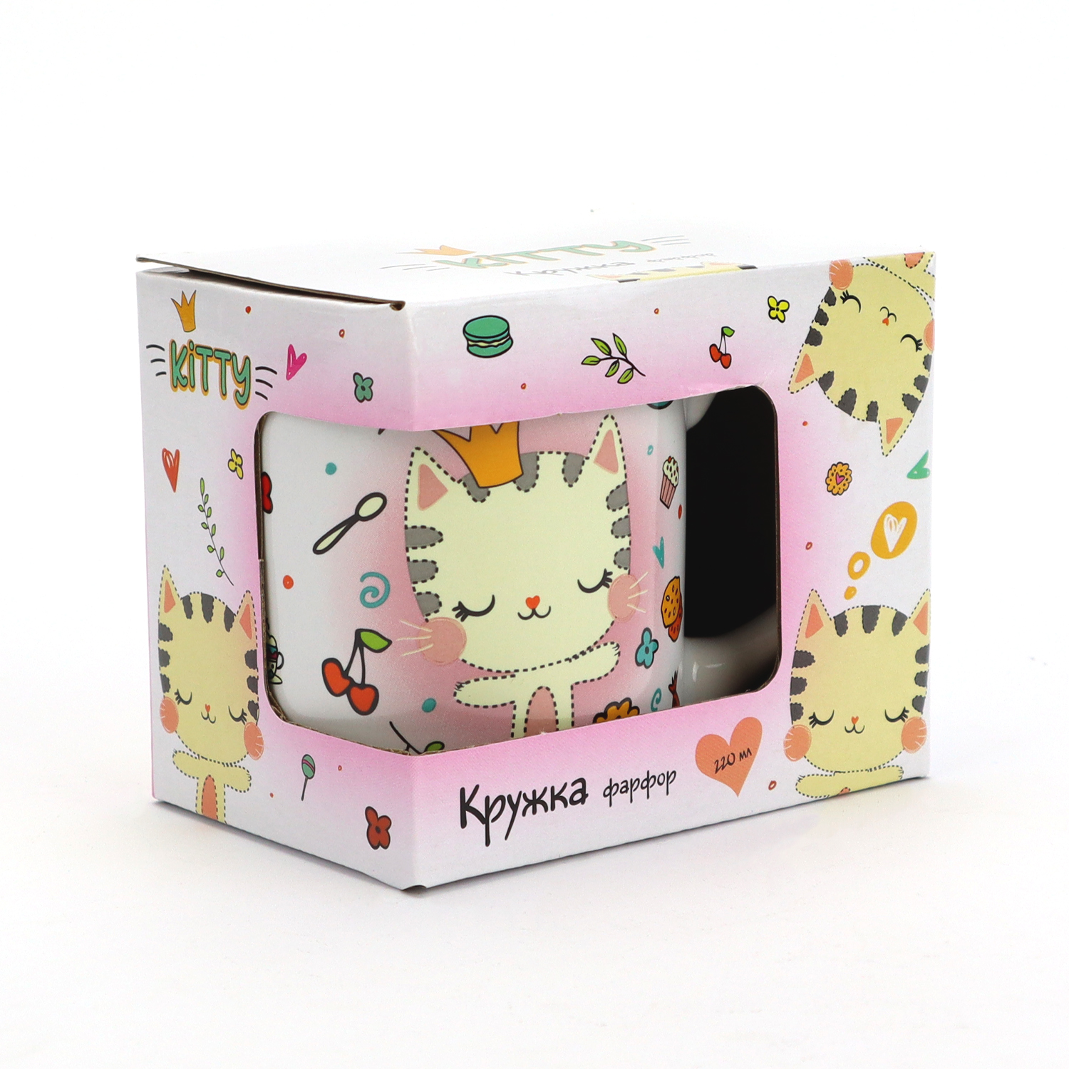 Кружка ND PLAY Кошечка 220 мл - фото 4