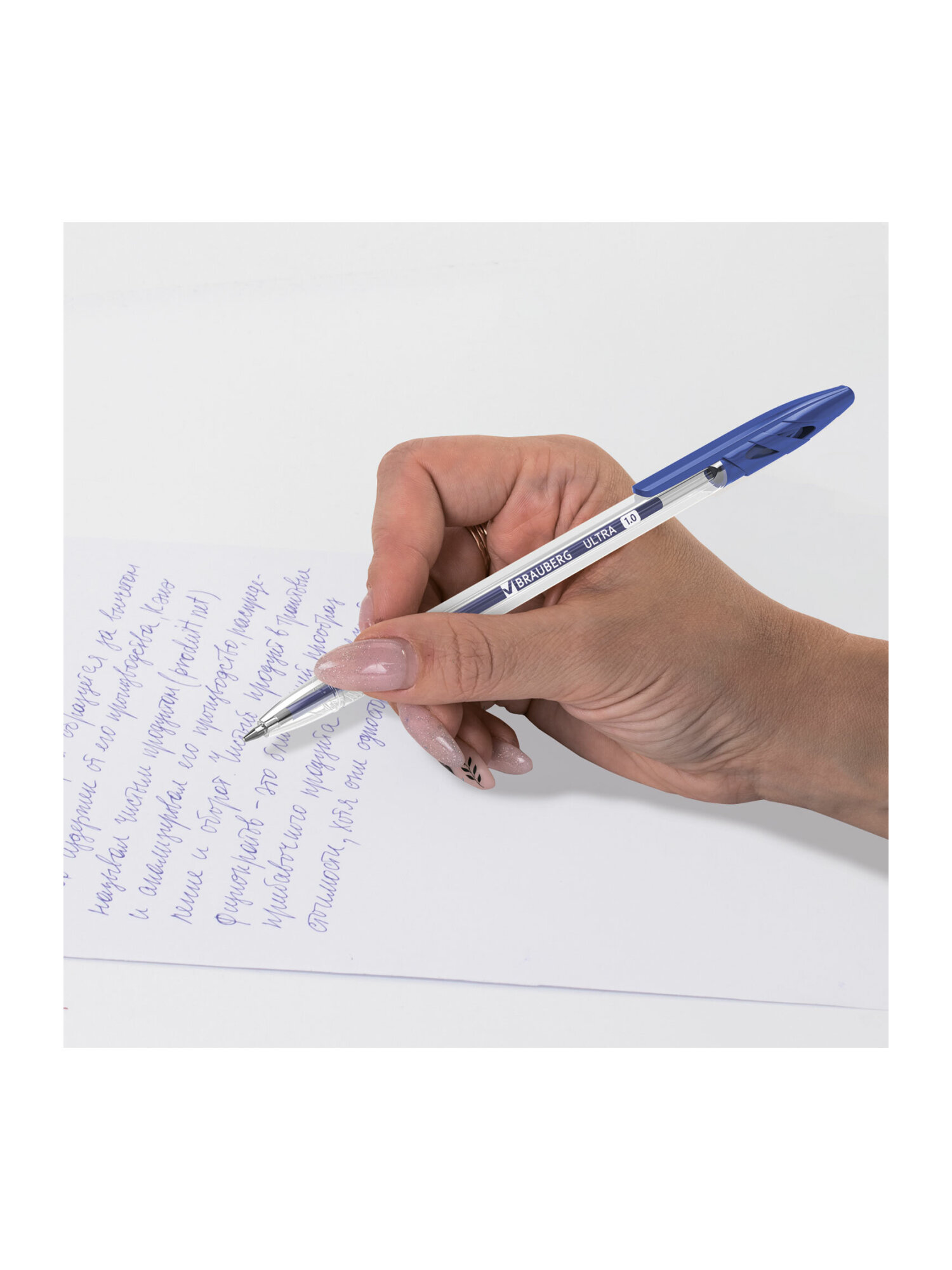 Ручка шариковая Brauberg 10 шт. - фото 14