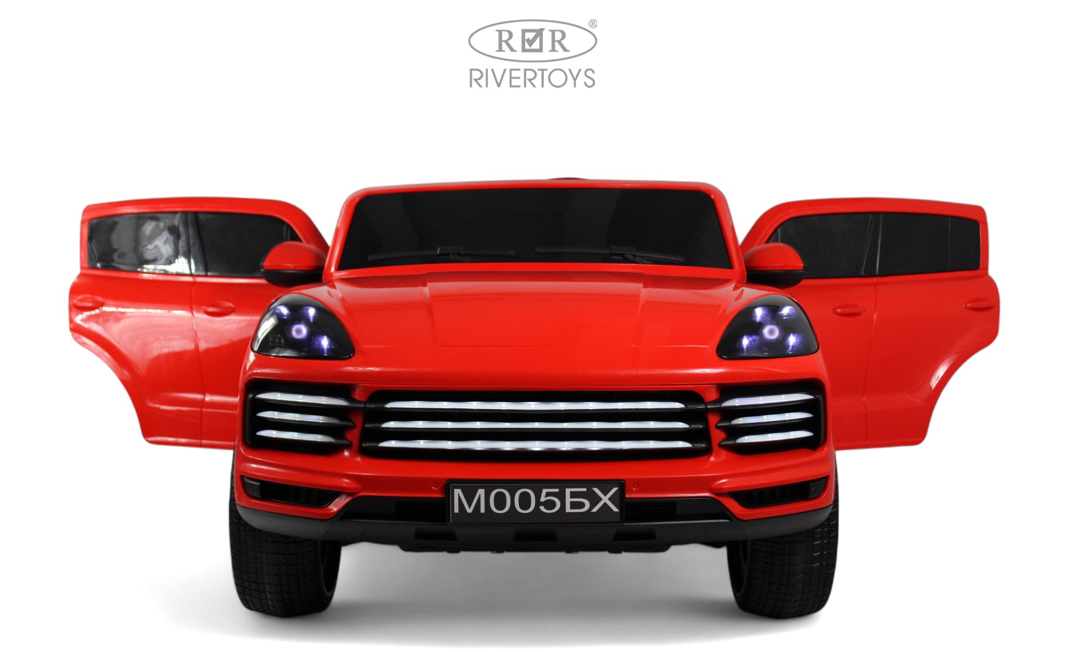 Электромобиль RIVERTOYS М005БХ-RED С пультом ДУ - фото 14