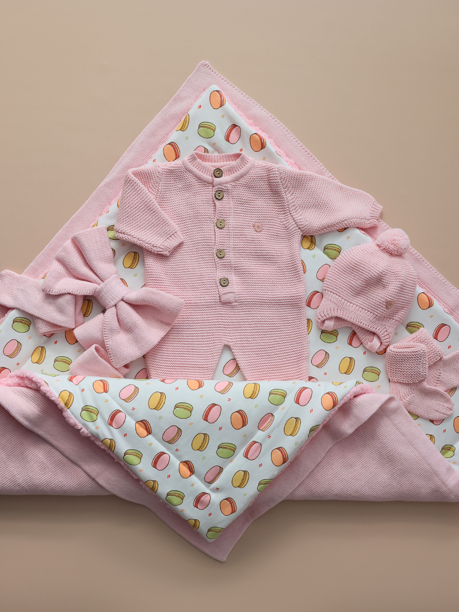 Комплект на выписку Bunnyphant 0363/розовый - фото 5